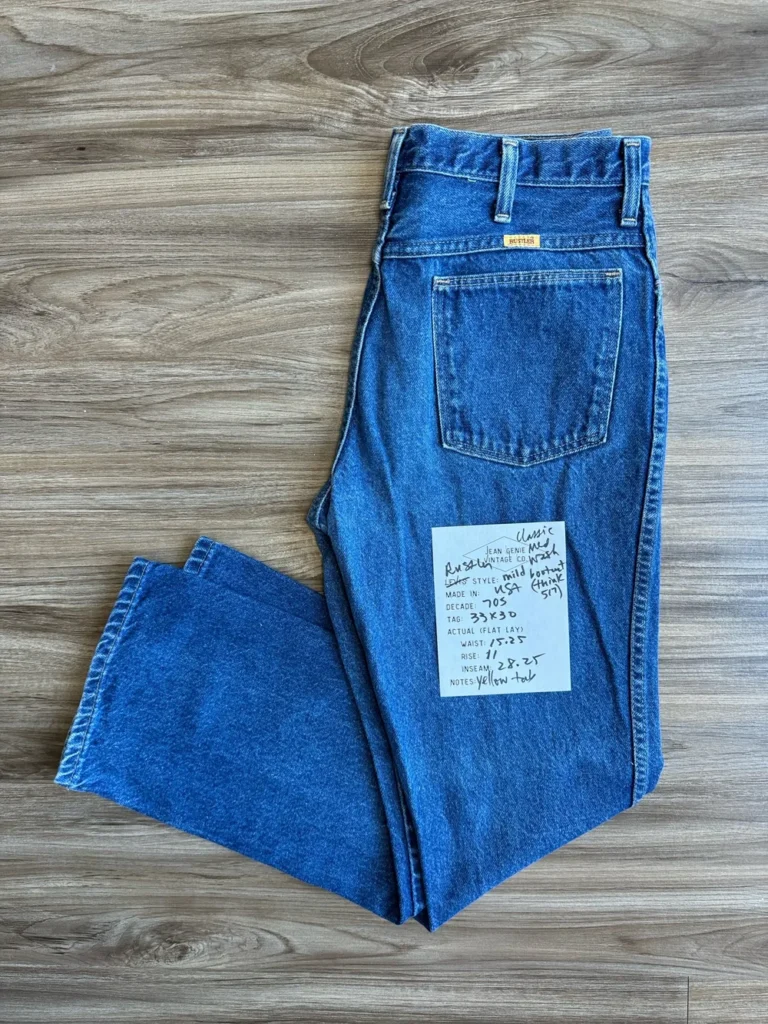 1970s Rustler Jeans - Authentic Vintage Denim Collection