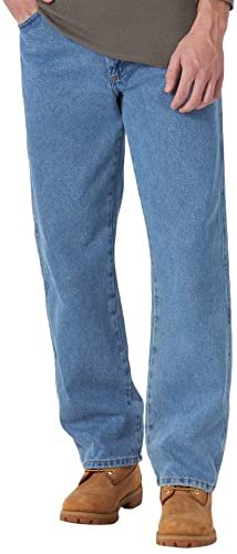 Rustler Big Men's Jeans - Extended Sizes for Comfort and Durability